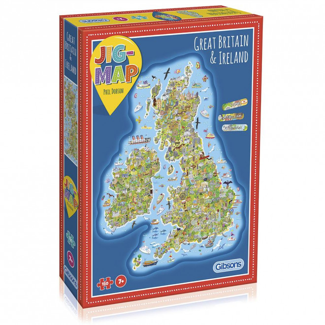 Great Britain & Ireland Jigsaw Puzzle