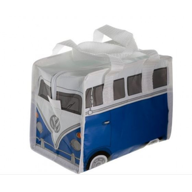 VW Retro Lunch Bag (blue volkswagen)