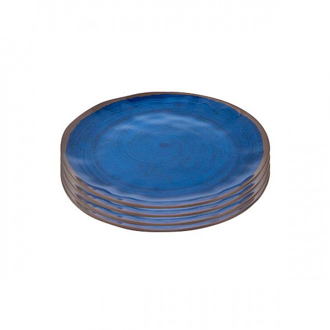 Bo Camp Halo Dinner Plate 4Pcs in Blue