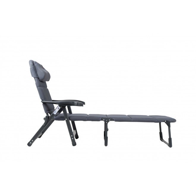 Crespo Air Deluxe Sun Lounger Chair Grey― AP233AD