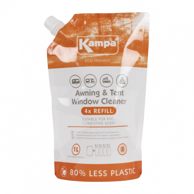 Kampa Awning & Tent Window Cleaner 1L Eco Pouch