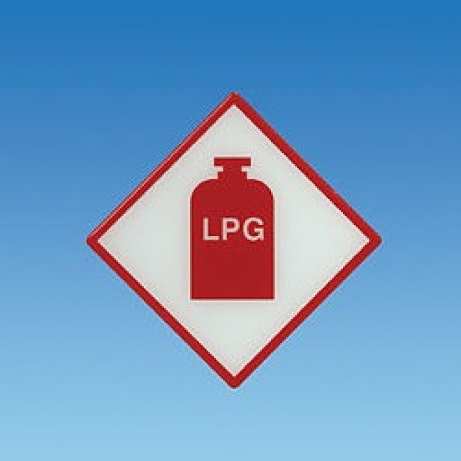 LPG Heavy Duty Sticker