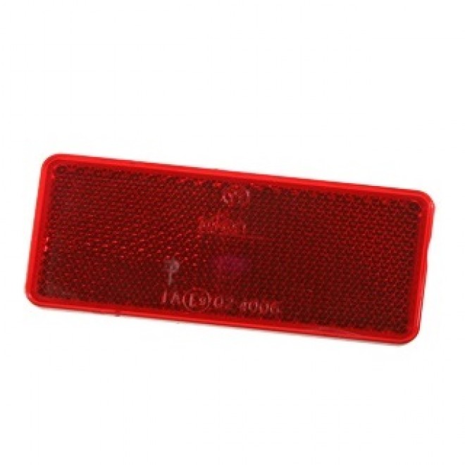 R118 Rectangle Reflector Red