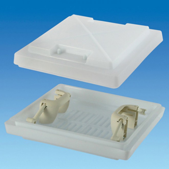 320 x 360mm Rooflight Dome With Handles White